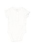 Carter's 100% Cotton White Short Sleeve Onesie 0-3 MO / 3 MO - photo 1