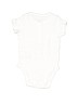 Carter's 100% Cotton White Short Sleeve Onesie 0-3 MO / 3 MO - photo 2