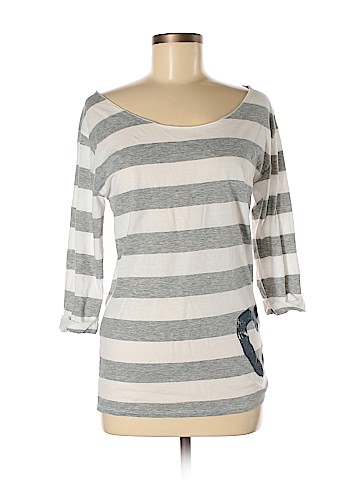 Victoria's Secret Pink 3/4 Sleeve T-Shirt (view 1)