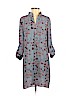 Elaine Turner 100% Polyester Blue Casual Dress Size XS - photo 1
