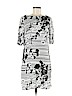 Laundry by Shelli Segal 100% Polyester Gray Casual Dress Size 6 - photo 1