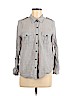 Joie 100% Cotton Gray Long Sleeve Button-Down Shirt Size M - photo 1