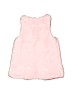 Flapdoodles 100% Polyester Solid Pink Faux Fur Vest Size 5T - photo 2