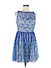 Sapphire Dolls 100% Polyester Blue Cocktail Dress Size 7 - photo 1