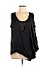 Gold Hawk Black Sleeveless Blouse Size M - photo 1