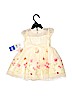 Jona Michelle 100% Polyester Solid Yellow Dress 9-12 MO / 12 MO - photo 2