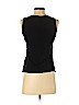 Ann Taylor 100% Polyester Black Sleeveless Top Size XS (petite) - photo 2