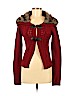 Belle Du Jour 100% Acrylic Red Cardigan Size M - photo 1