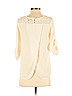Monteau 100% Polyester Ivory 3/4 Sleeve Blouse Size S - photo 2