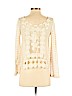 Monteau Ivory Long Sleeve Top Size S - photo 2