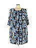 JunaRose 100% Polyester Blue Casual Dress Size 22 - photo 1