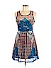 Fire Los Angeles Blue Casual Dress Size M - photo 1