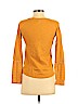 Eze Sur Mer 100% Cotton Yellow Long Sleeve Top Size XS - photo 2