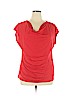 Rafaella Red Short Sleeve Top Size XL - photo 1