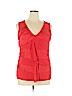 Philosophy Republic Clothing 100% Polyester Red Sleeveless Blouse Size XL - photo 1