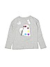 Gap Kids 100% Cotton Graphic Gray Long Sleeve T-Shirt Size S (kids) - photo 1