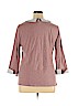 Garnet Hill Pink Long Sleeve Top Size XL - photo 2