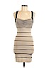 Wow Couture Tan Cocktail Dress Size M - photo 1
