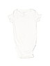 Carter's 100% Cotton Solid White Short Sleeve Onesie 0-3 MO / 3 MO - photo 1