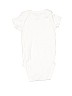 Carter's 100% Cotton Solid White Short Sleeve Onesie 0-3 MO / 3 MO - photo 2