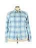 Lucky Brand 100% Cotton Blue Long Sleeve Button-Down Shirt Size XXL - photo 1