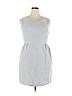 Merona 100% Cotton Gray Casual Dress Size 18 - photo 1