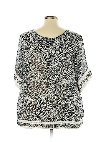 Logix 3/4 Sleeve Blouse (view 2)