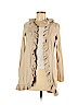 Magaschoni 100% Cotton Tan Cardigan Size M - photo 1