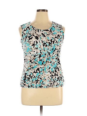 JM Collection Sleeveless Blouse (view 1)