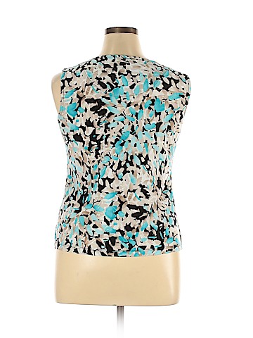 JM Collection Sleeveless Blouse (view 2)