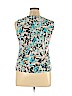 JM Collection Blue Sleeveless Blouse Size XL (petite) - photo 2