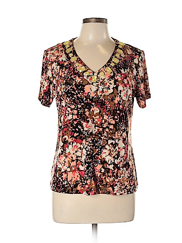 JM Collection Short Sleeve Top (view 1)