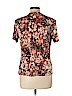 JM Collection Brown Short Sleeve Top Size L (petite) - photo 2