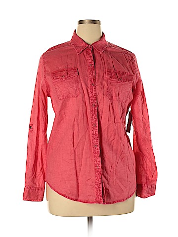 Arizona Jean Company Long Sleeve Button-Down Shirt (view 1)