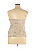 Emanuel by Emanuel Ungaro 100% Silk Ivory Sleeveless Silk Top Size 14 - photo 2