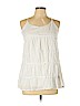 Hollister 100% Cotton White Sleeveless Blouse Size L - photo 1