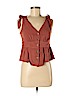 Paper Crane 100% Rayon Orange Sleeveless Blouse Size M - photo 1