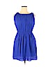 Alice + Olivia 100% Silk Blue Casual Dress Size L - photo 1