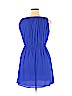 Alice + Olivia 100% Silk Blue Casual Dress Size L - photo 2