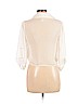 A'gaci 100% Polyester White Long Sleeve Blouse Size L - photo 2