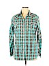 Rock 47 Blue Long Sleeve Button-Down Shirt Size XL - photo 1