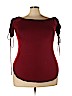 Lilian 100% Rayon Burgundy Short Sleeve Top Size 3X - photo 1