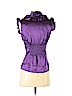 Voice Purple Sleeveless Blouse Size S - photo 2