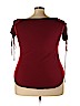 Lilian 100% Rayon Burgundy Short Sleeve Top Size 3X - photo 2