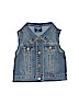Genuine Kids from Oshkosh 100% Cotton Blue Denim Vest Size 2T - photo 1
