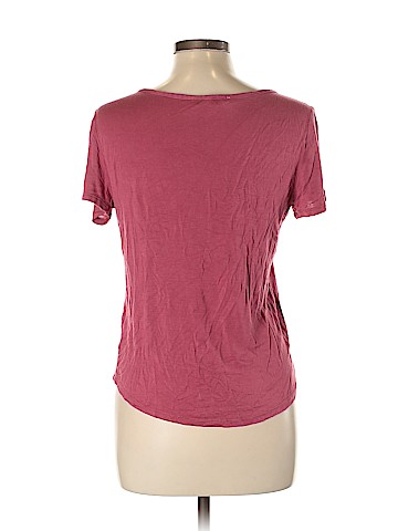 Pink Rose Short Sleeve Henley (view 2)