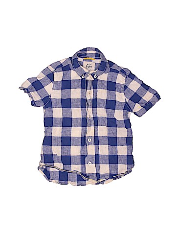Mini Boden Short Sleeve Button-Down Shirt (view 1)