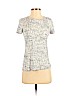 Apt. 9 White Short Sleeve T-Shirt Size XS (petite) - photo 1