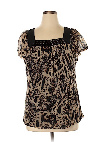 Apt. 9 Short Sleeve Blouse (view 1)