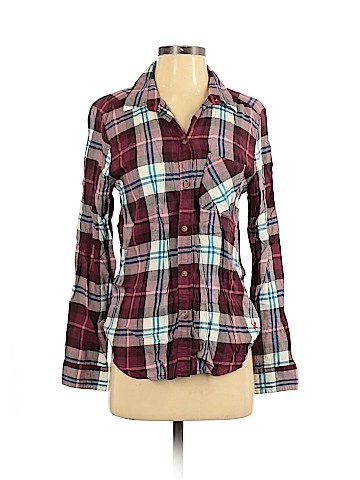 American Eagle Outfitters Long Sleeve Button-Down Shirt (view 1)